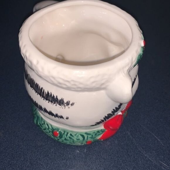 Vintage W.C. Christmas Cat Mug - Picture 4 of 7